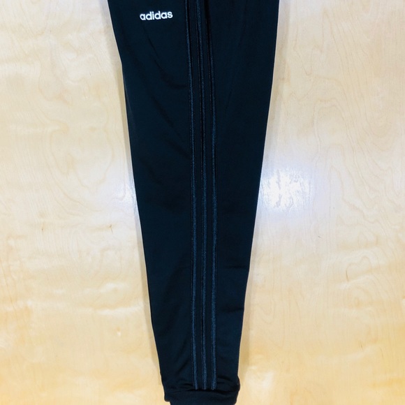 NWT Women’s Adidas Black, 3 Striped Tapered Pants - Picture 2 of 6